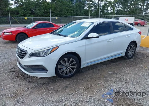 2015 Hyundai Sonata Sport из США, поврежденный, VIN 5NPE34AF9FH043433